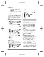 Предварительный просмотр 34 страницы Panasonic KX-TG8563AZ Operating Instructions Manual