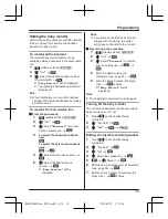 Предварительный просмотр 35 страницы Panasonic KX-TG8563AZ Operating Instructions Manual