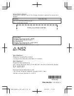 Предварительный просмотр 60 страницы Panasonic KX-TG8563AZ Operating Instructions Manual