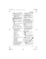 Preview for 31 page of Panasonic KX-TG8611FX Operating Instructions Manual