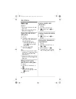 Preview for 38 page of Panasonic KX-TG8611FX Operating Instructions Manual