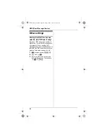 Preview for 42 page of Panasonic KX-TG8611FX Operating Instructions Manual