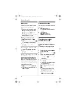 Preview for 44 page of Panasonic KX-TG8611FX Operating Instructions Manual