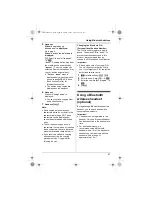 Preview for 47 page of Panasonic KX-TG8611FX Operating Instructions Manual