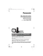 Preview for 1 page of Panasonic KX-TG8611PD Operating Instructions Manual