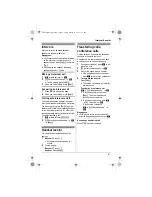 Preview for 41 page of Panasonic KX-TG8611PD Operating Instructions Manual