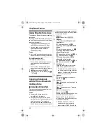 Preview for 42 page of Panasonic KX-TG8611PD Operating Instructions Manual