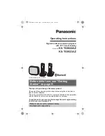 Panasonic KX-TG8621 Operating Instructions Manual preview