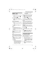 Preview for 17 page of Panasonic KX-TG8621 Operating Instructions Manual