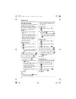 Preview for 34 page of Panasonic KX-TG8621 Operating Instructions Manual