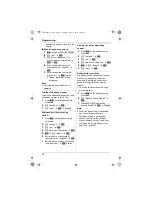 Preview for 36 page of Panasonic KX-TG8621 Operating Instructions Manual