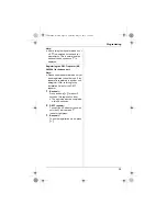 Preview for 39 page of Panasonic KX-TG8621 Operating Instructions Manual