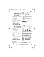 Предварительный просмотр 21 страницы Panasonic KX-TG8621E Operating Instructions Manual