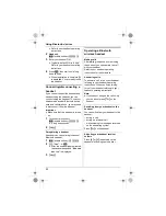 Preview for 23 page of Panasonic KX-TG8622AZ Operating Instructions Manual