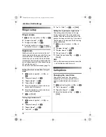 Preview for 34 page of Panasonic KX-TG9120FX Operating Instructions Manual