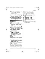 Preview for 83 page of Panasonic KX-TG9120FX Operating Instructions Manual