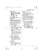 Preview for 89 page of Panasonic KX-TG9120FX Operating Instructions Manual