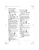 Preview for 96 page of Panasonic KX-TG9120FX Operating Instructions Manual