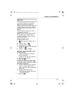 Preview for 99 page of Panasonic KX-TG9120FX Operating Instructions Manual