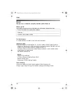 Preview for 134 page of Panasonic KX-TG9120FX Operating Instructions Manual