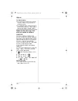 Preview for 148 page of Panasonic KX-TG9120FX Operating Instructions Manual