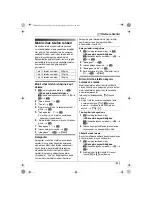 Preview for 219 page of Panasonic KX-TG9120FX Operating Instructions Manual