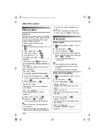 Preview for 226 page of Panasonic KX-TG9120FX Operating Instructions Manual