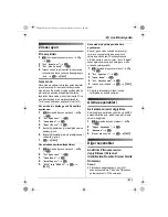 Preview for 233 page of Panasonic KX-TG9120FX Operating Instructions Manual