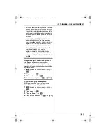 Preview for 245 page of Panasonic KX-TG9120FX Operating Instructions Manual