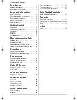 Preview for 2 page of Panasonic KX-TG9321 Operating Instructions Manual