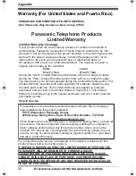 Preview for 52 page of Panasonic KX-TG9321 Operating Instructions Manual