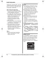 Предварительный просмотр 54 страницы Panasonic KX TG9331T - Cordless Phone - Metallic Operating Instructions Manual