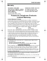 Предварительный просмотр 57 страницы Panasonic KX TG9331T - Cordless Phone - Metallic Operating Instructions Manual