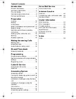 Preview for 2 page of Panasonic KX-TG9331T Operating Instructions Manual