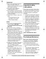 Preview for 8 page of Panasonic KX-TG9331T Operating Instructions Manual