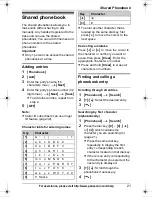 Preview for 21 page of Panasonic KX-TG9331T Operating Instructions Manual