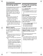 Preview for 34 page of Panasonic KX-TG9331T Operating Instructions Manual