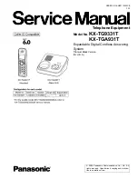 Panasonic KX-TG9331T Service Manual preview