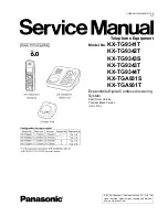 Panasonic KX-TG9341T - Cordless Phone - Metallic Service Manual preview