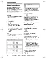 Preview for 20 page of Panasonic KX-TG9361B Operating Instructions Manual