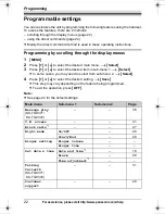 Preview for 22 page of Panasonic KX-TG9361B Operating Instructions Manual