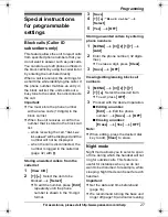 Preview for 27 page of Panasonic KX-TG9361B Operating Instructions Manual