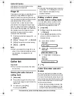 Preview for 32 page of Panasonic KX-TG9361B Operating Instructions Manual