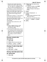 Preview for 33 page of Panasonic KX-TG9361B Operating Instructions Manual