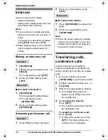 Preview for 42 page of Panasonic KX-TG9361B Operating Instructions Manual