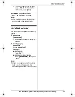 Preview for 43 page of Panasonic KX-TG9361B Operating Instructions Manual