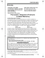 Preview for 57 page of Panasonic KX-TG9361B Operating Instructions Manual