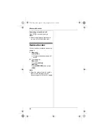 Preview for 42 page of Panasonic KX-TG9372C Operating Instructions Manual