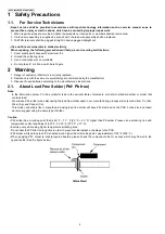 Предварительный просмотр 4 страницы Panasonic KX-TG9385BXT Service Manual