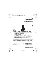 Preview for 1 page of Panasonic KX-TG939 Installation Manual